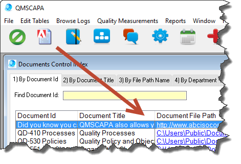 OpenDocumentControlIndex